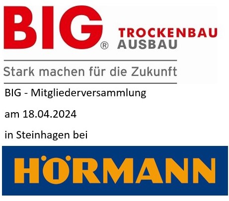 BIG - MGV 18.04.2024 in Steinhagen bei HÖRMANN buchbar unter Veranstaltungen
